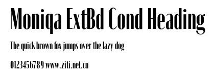 Moniqa ExtBd Cond Heading.otf