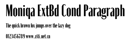 Moniqa ExtBd Cond Paragraph.otf