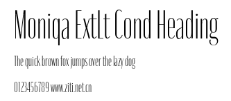 Moniqa ExtLt Cond Heading.otf
