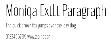 Moniqa ExtLt Paragraph.otf