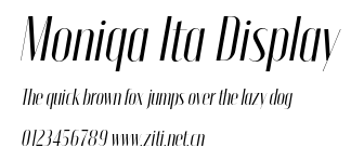 Moniqa Ita Display.otf