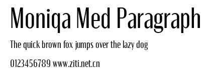 Moniqa Med Paragraph.otf