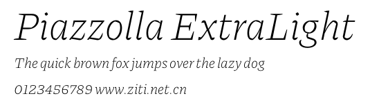 Piazzolla ExtraLight.otf