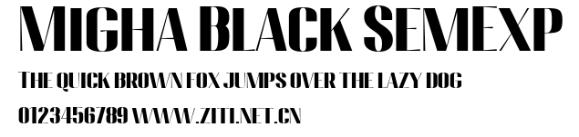 Migha Black SemExp.otf