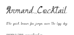 Armand_Cocktail.ttf字體轉換器圖片