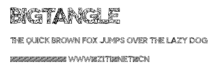BigTangle.ttf字體轉換器圖片
