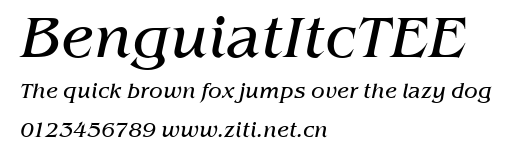 BenguiatItcTEE.ttf字體轉換器圖片
