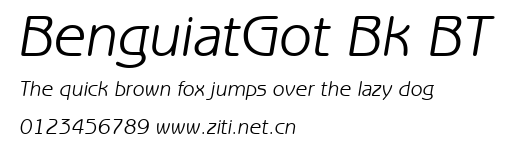 BenguiatGot Bk BT.ttf字體轉換器圖片