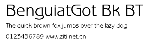 BenguiatGot Bk BT.ttf字體轉換器圖片