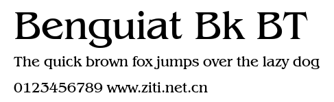 Benguiat Bk BT.ttf字體轉換器圖片