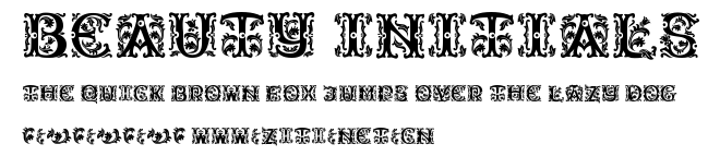 Beauty Initials.ttf字體轉換器圖片