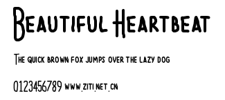 Beautiful Heartbeat.otf字體轉換器圖片