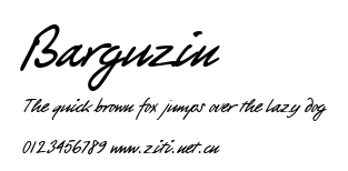 Barguzin.ttf字體轉換器圖片