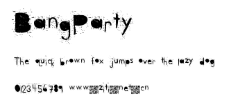 BangParty.ttf字體轉換器圖片