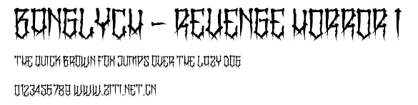 BangLYCH - Revenge Horror I.ttf