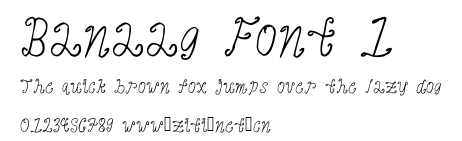 Banaag Font 1.ttf字體轉換器圖片