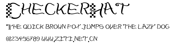 CheckerHat.ttf