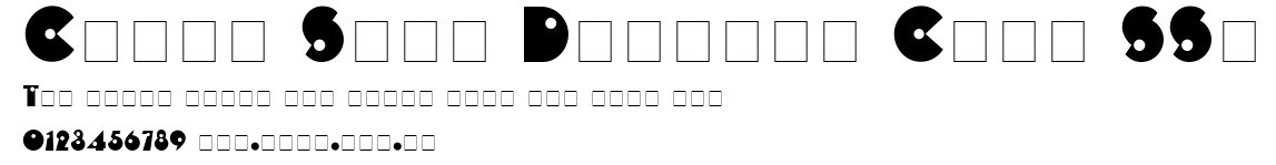 Cheap Shot Display Caps SSi.ttf字體轉換器圖片