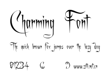 Charming Font.ttf字體轉換器圖片