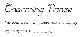 Charming Prince.ttf字體轉換器圖片