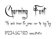 Charming Font.ttf字體轉換器圖片