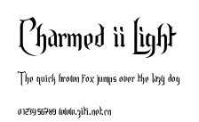 Charmed ii Light.ttf字體轉換器圖片