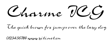 Charme ICG.ttf字體轉換器圖片