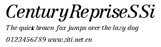 CenturyRepriseSSi.ttf字體轉換器圖片