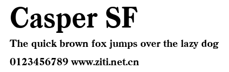 Casper SF.ttf字體轉換器圖片