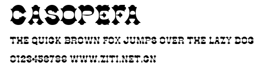 Casopefa.ttf字體轉換器圖片
