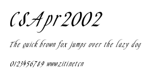 CSApr2002.ttf字體轉換器圖片