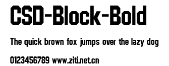 CSD-Block-Bold.ttf字體轉換器圖片
