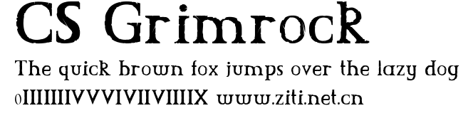 CS Grimrock.ttf字體轉換器圖片