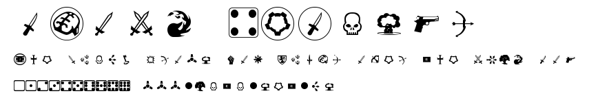 dPoly 4EDings.ttf字體轉換器圖片