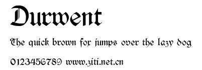 Durwent.ttf字體轉換器圖片