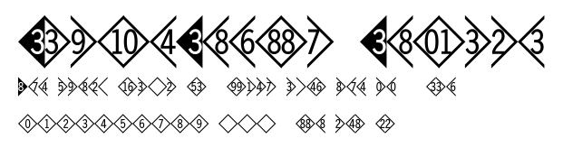 DoubleDigits Diamond.otf字體轉換器圖片