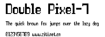 Double Pixel-7.ttf字體轉換器圖片