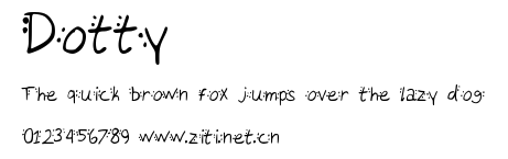 Dotty.ttf字體轉換器圖片