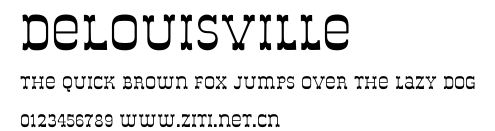 DeLouisville.otf字體轉換器圖片