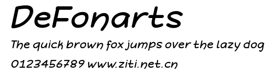 DeFonarts.otf字體轉換器圖片