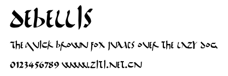 DeBellis.otf字體轉換器圖片