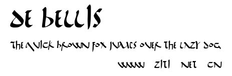 De Bellis.ttf字體轉換器圖片