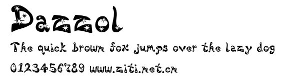 Dazzol.otf字體轉換器圖片