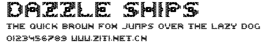 Dazzle Ships.ttf字體轉換器圖片