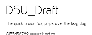 DSU_Draft.ttf字體轉換器圖片
