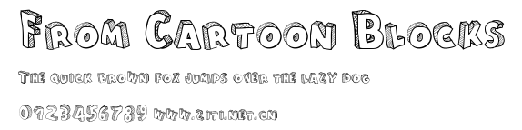 From Cartoon Blocks.ttf