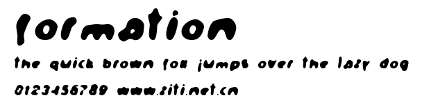 Formation.ttf字體轉換器圖片