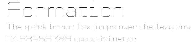 Formation.ttf字體轉換器圖片