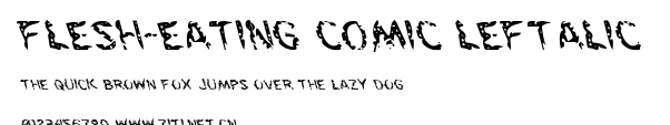 Flesh-Eating Comic Leftalic.ttf