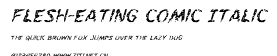 Flesh-Eating Comic Italic.ttf
